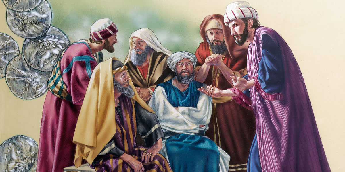 Judas gaan na godsdiensleiers en vra wat hulle vir hom sal gee om Jesus te verraai
