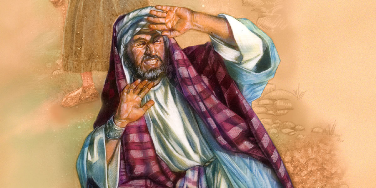 نور ساطع من السماء يُعمي شاول