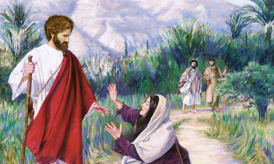 سالومي تطلب من يسوع خدمة خصوصية لابنيها يعقوب ويوحنا