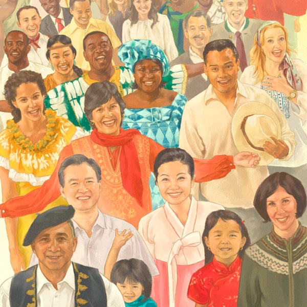 اناس من كل الشعوب توحِّدهم حكومة عالمية واحدة