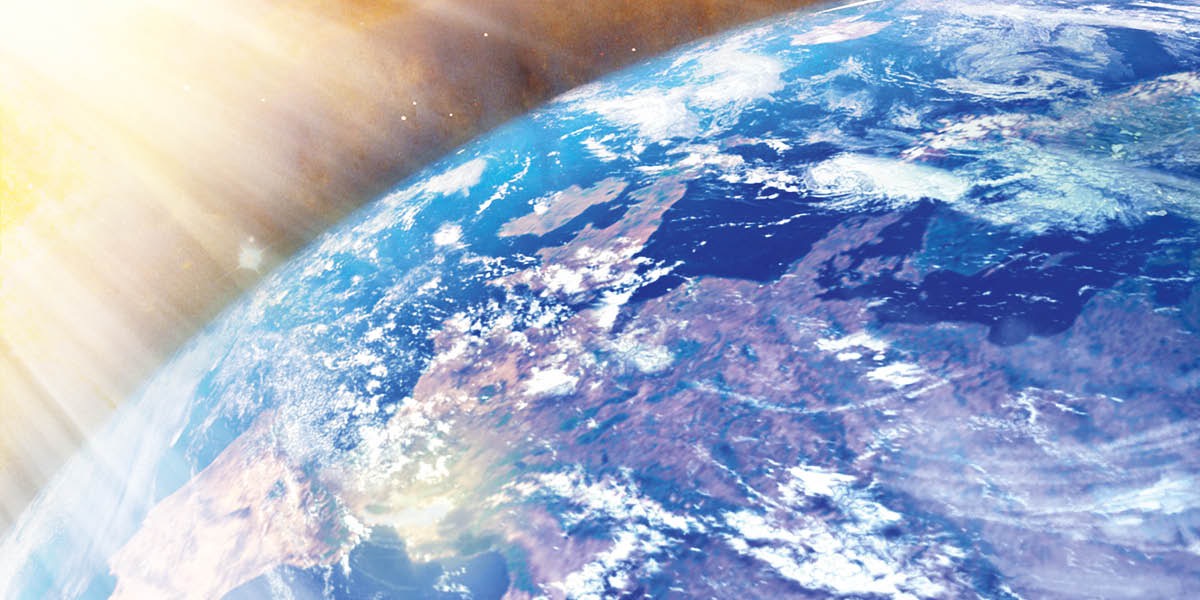 كوكب الارض كما يظهر في الفضاء