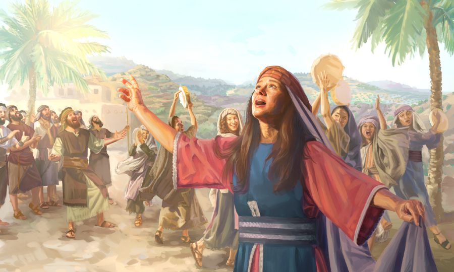 Barak et Déborah louent Jéhovah par un chant