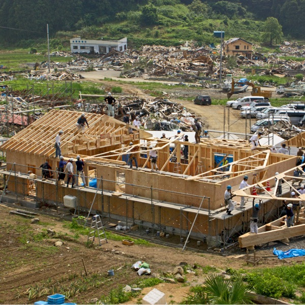 救災人員重建日本的王國聚會所