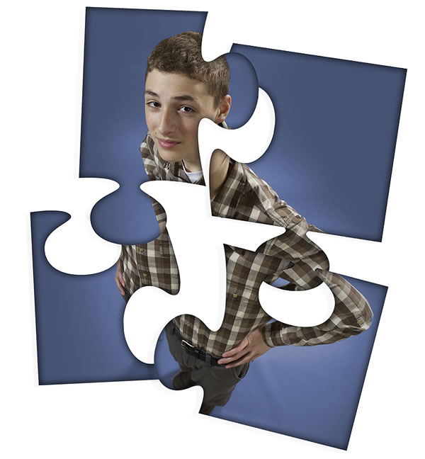 Brikker til et puzzlespil
