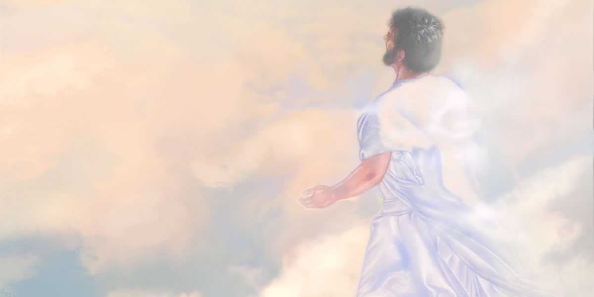 Jesus stiger til himlen