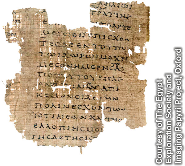 Ein Papyrusfragment der Historien