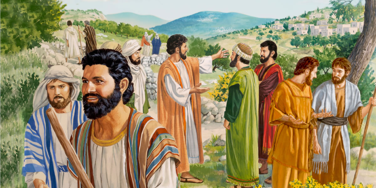 Jesus sendet seine Apostel zu zweit zum Predigen aus