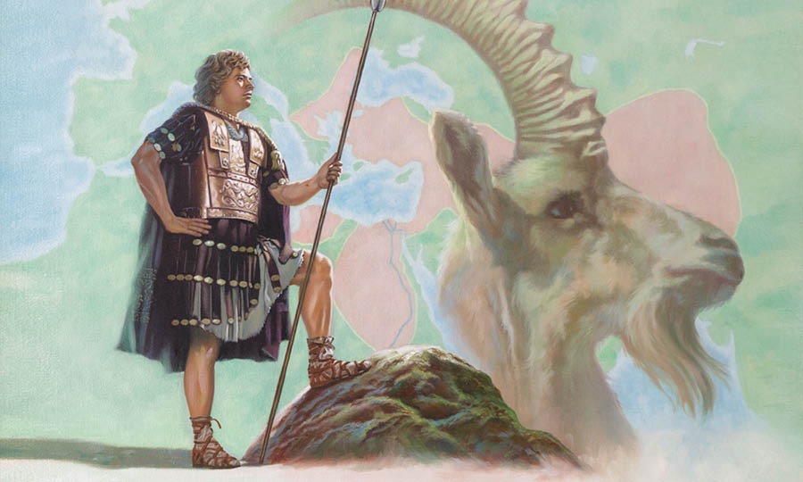 Alexander der Große und der haarige Ziegenbock
