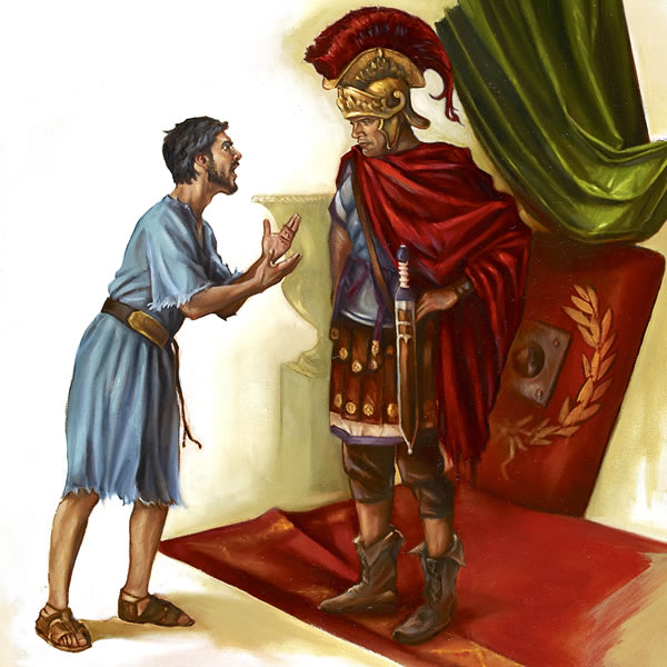 Der Neffe von Paulus informiert Claudius