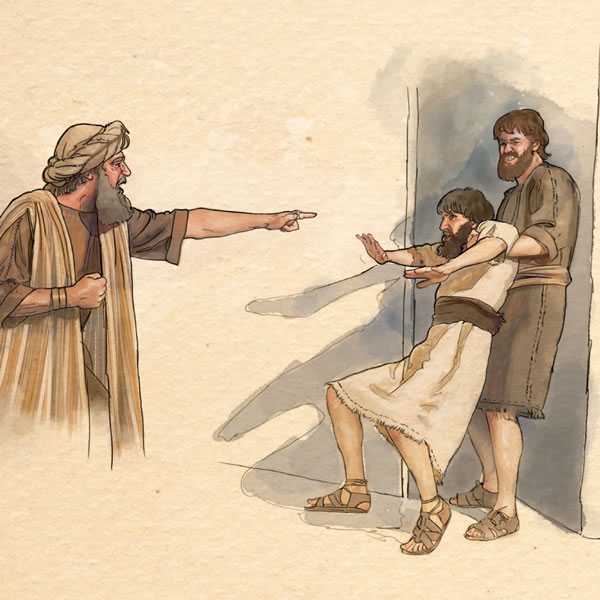 Der Herr befiehlt, den bösen Sklaven hinauszuwerfen
