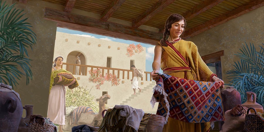 Sara clasifica sus pertenencias para decidir qué llevarse y qué dejar en Ur