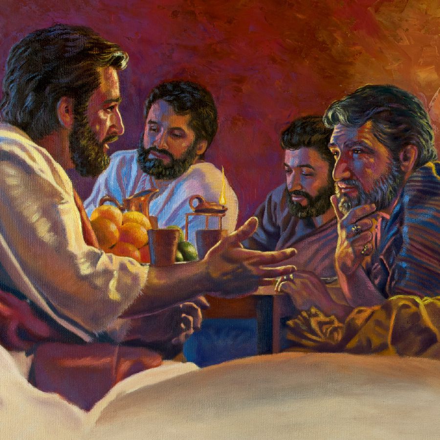 Ο Ιησούς διδάσκει τους αποστόλους του