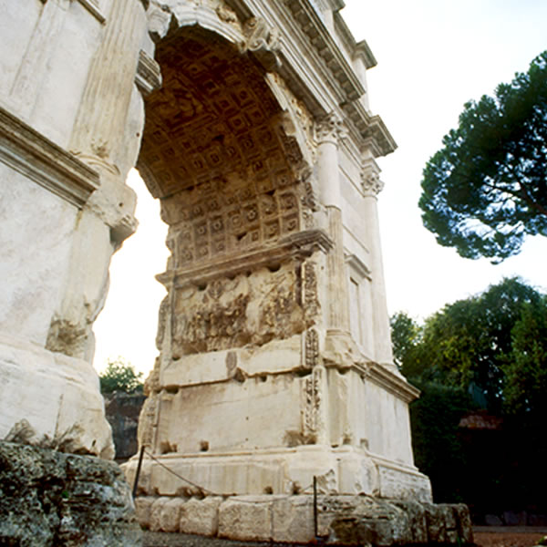The Arch of Titus in Rome