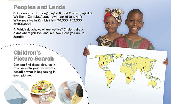 1. Children of Zambia; 2. Children’s picture search