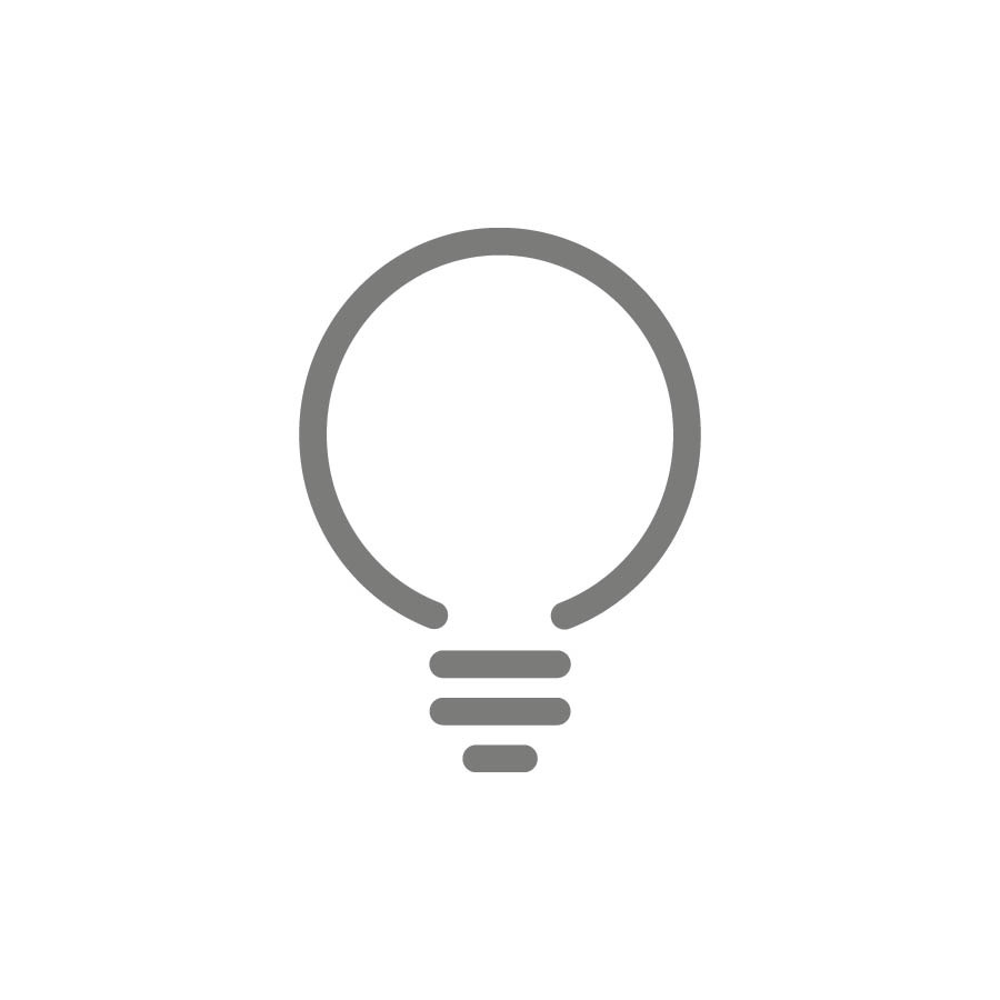 A light bulb.