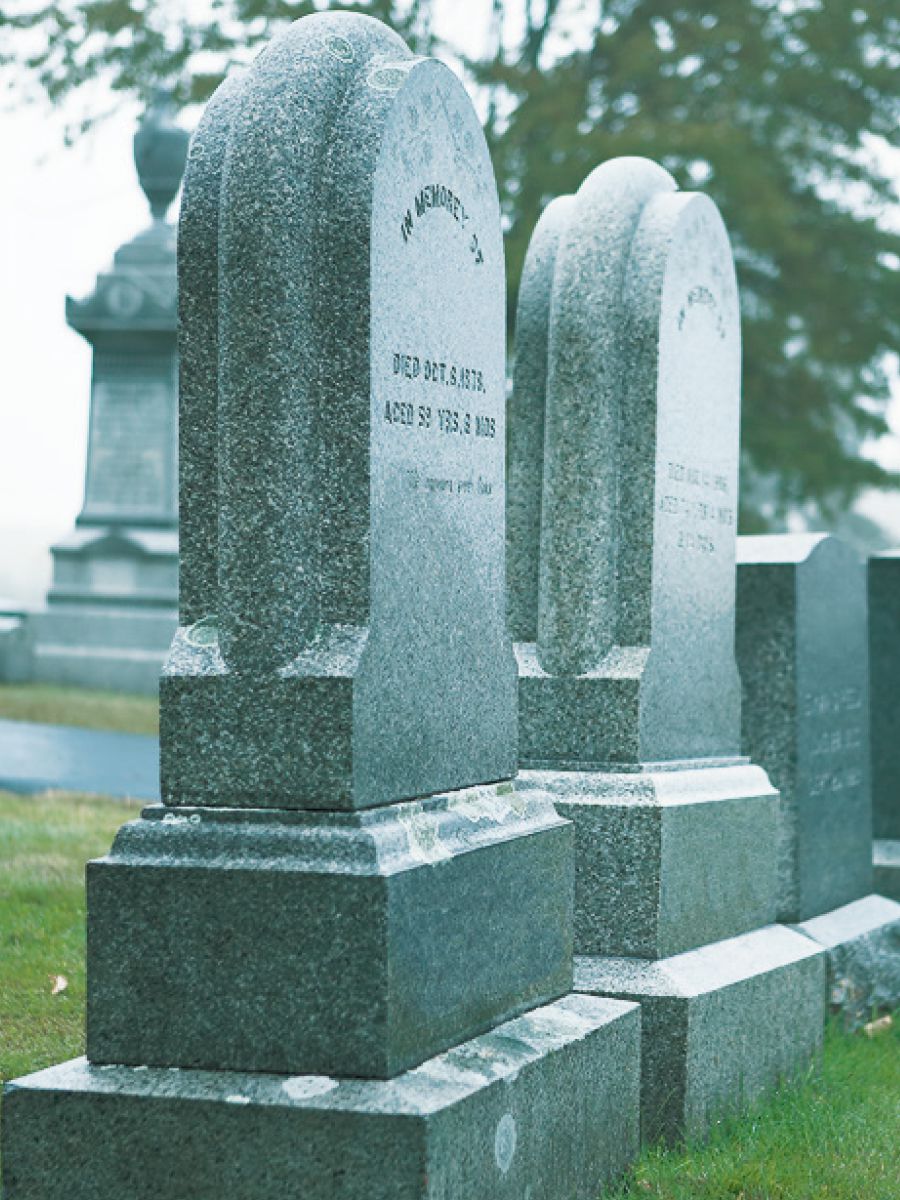 A cemetery