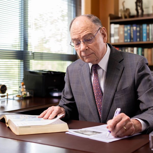David Splane working at his desk.