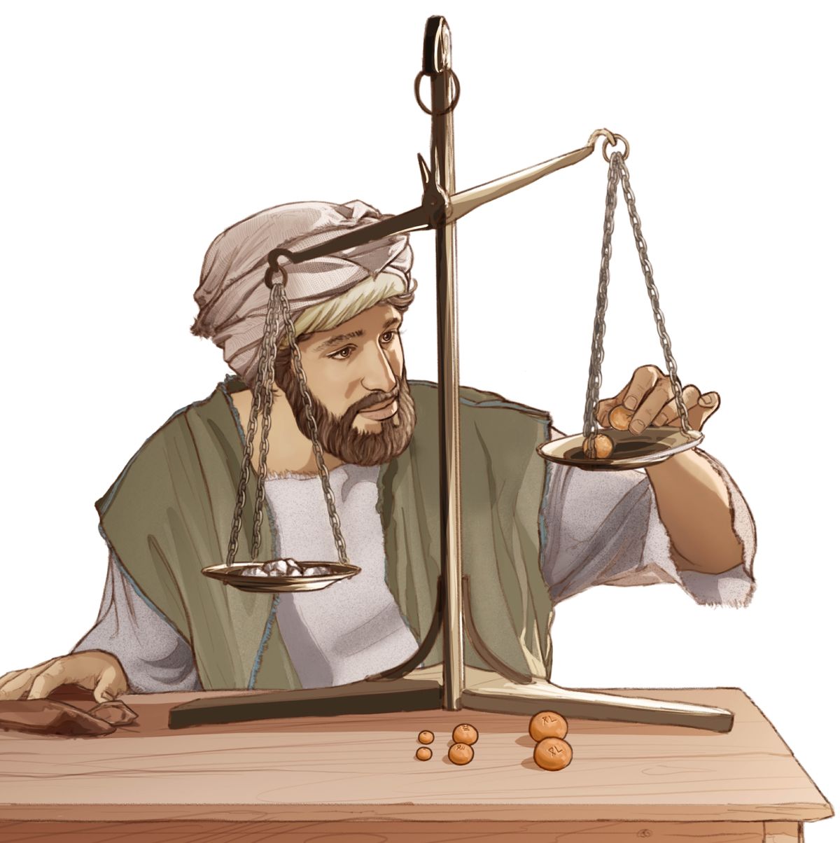 A shekel, the basic Hebrew unit of weight