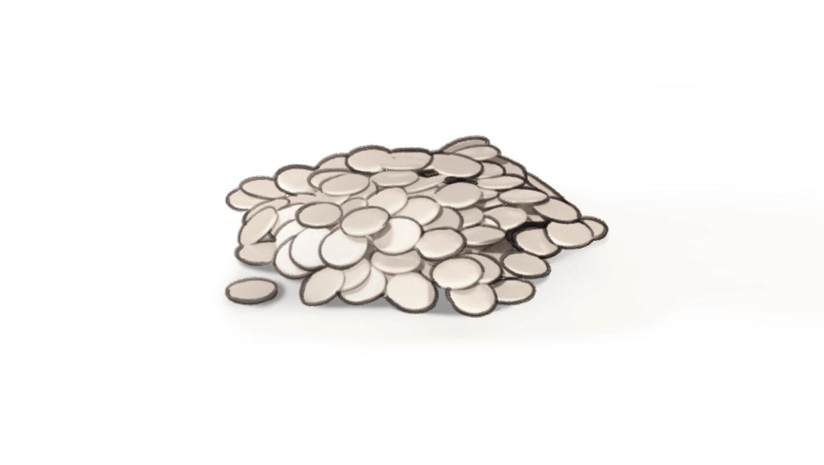 A pile of silver coins representing a talent