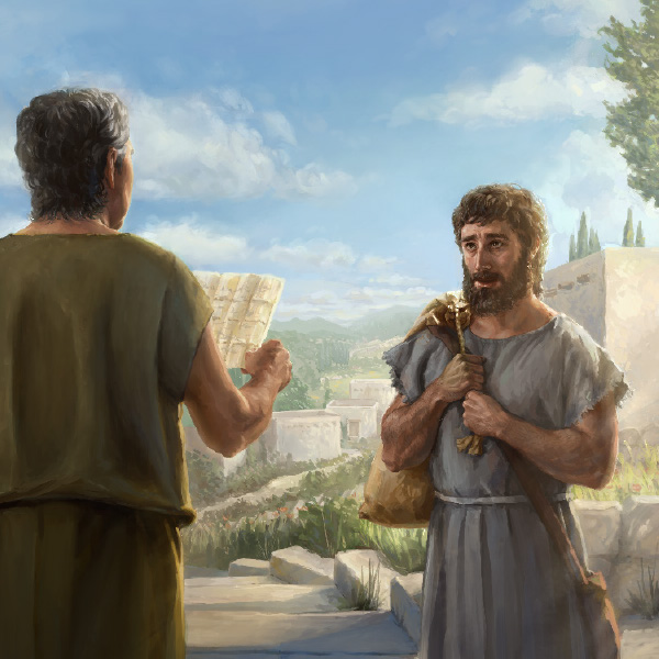 A man works hard on a carpentry project