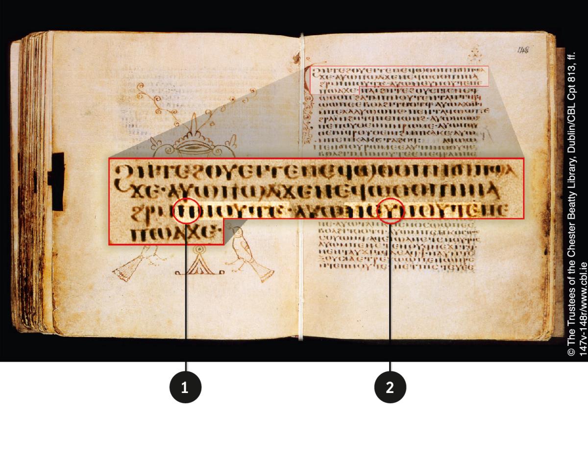 Sahidic Coptic Translation of John 1:1