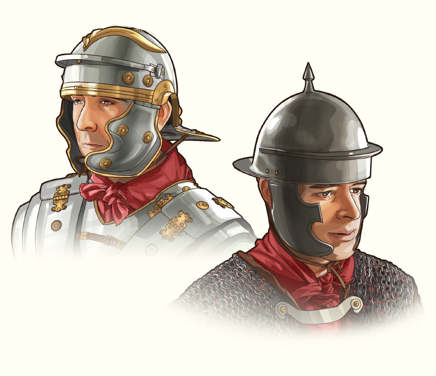 Roman Helmets