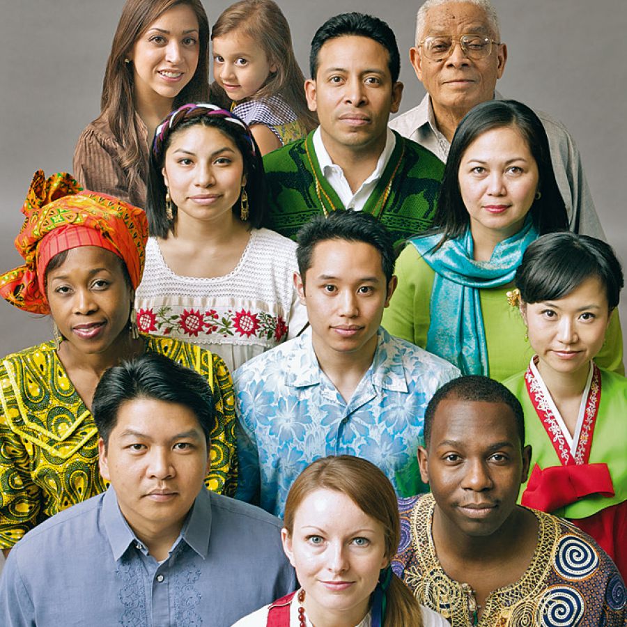 People of various races and ages