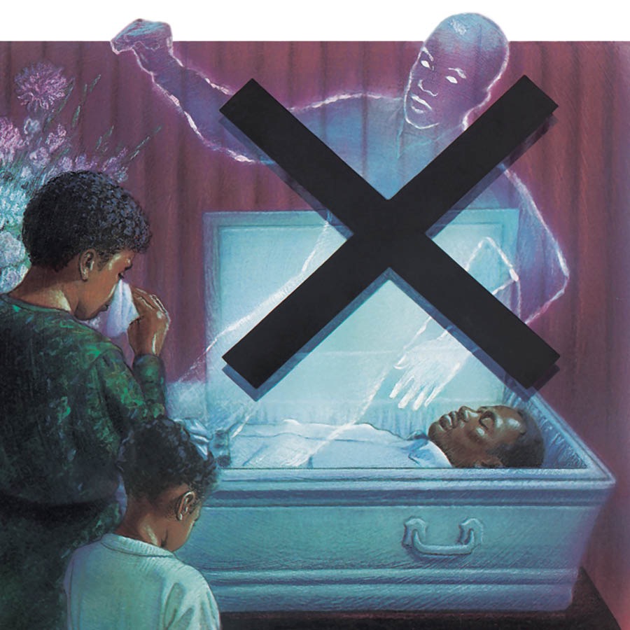 There is no immortal soul that leaves the body at death