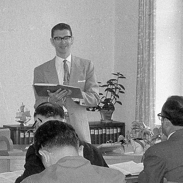 Ramon conducting Kingdom Ministry School