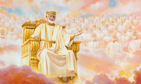 Jesus and anointed Christians ruling from heaven
