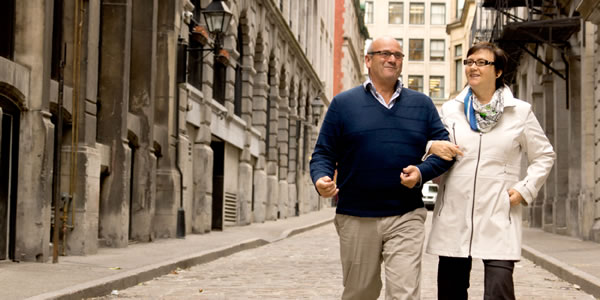 Normand Pelletier and his wife today