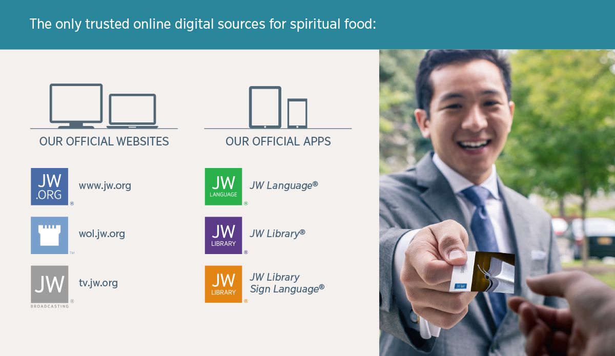 Jehovah’s Witnesses’ official websites and apps
