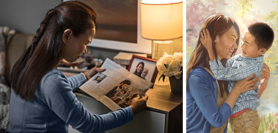 A mother reads about the resurrection and imagines her son’s resurrection