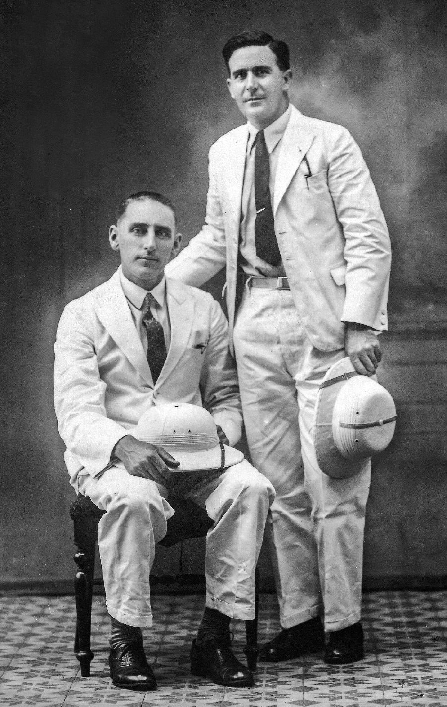 Frank Rice and Clem Deschamp in Jakarta