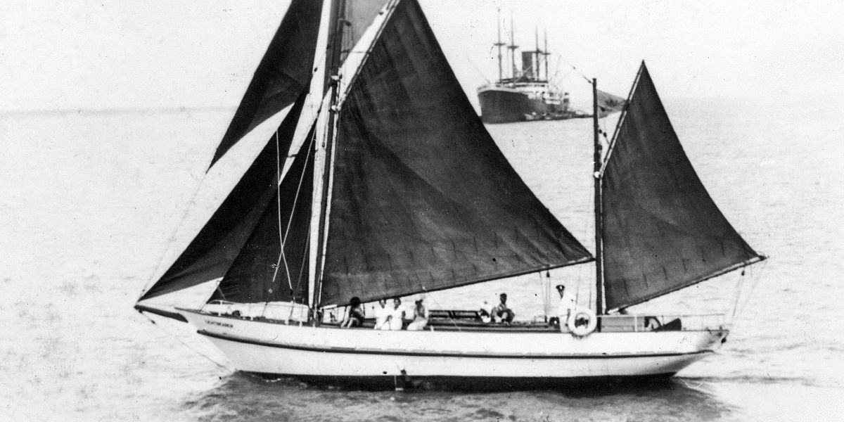 The 52-foot ketch Lightbearer
