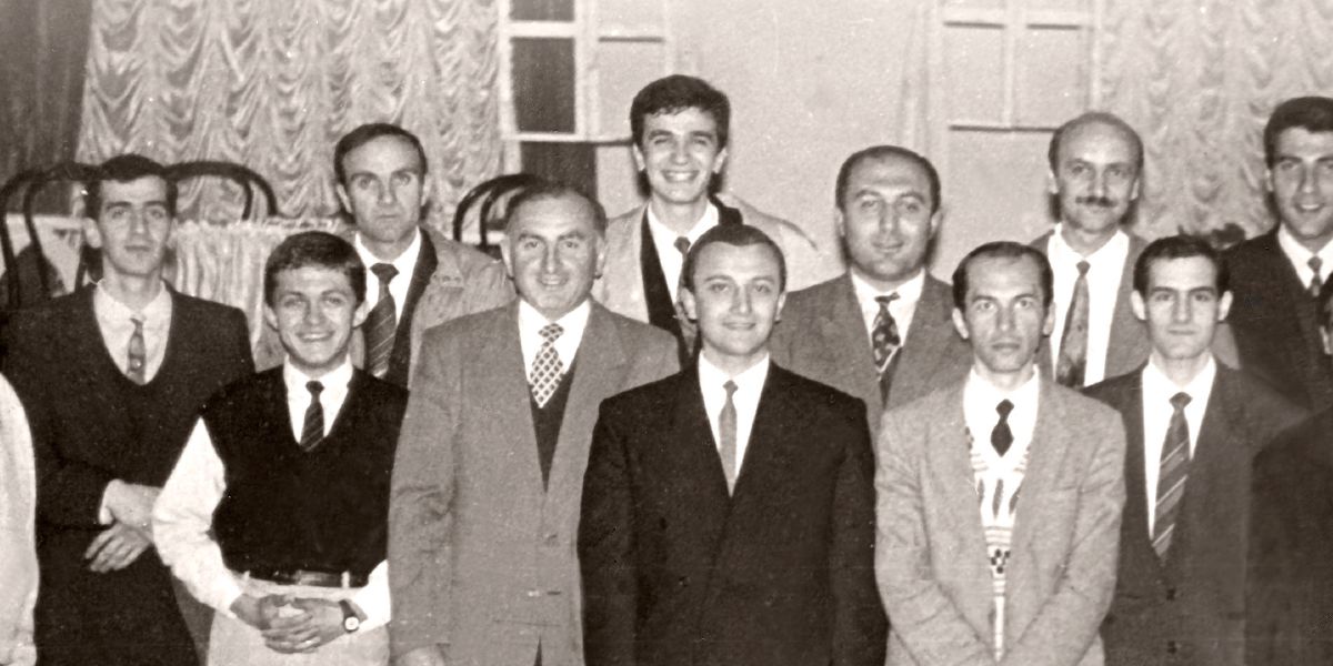 Brothers at a meeting held in Tbilisi in 1992
