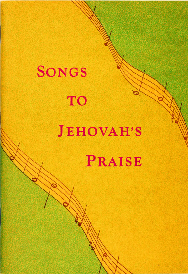 Cubierta del libro Cánticos de alabanza a Jehová (1950)