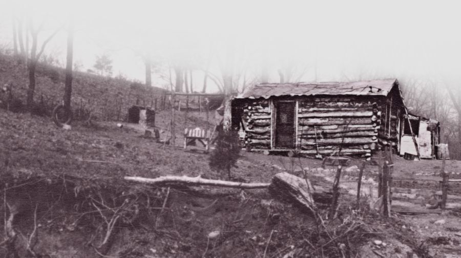 La casita de madera donde nació Samuel Herd