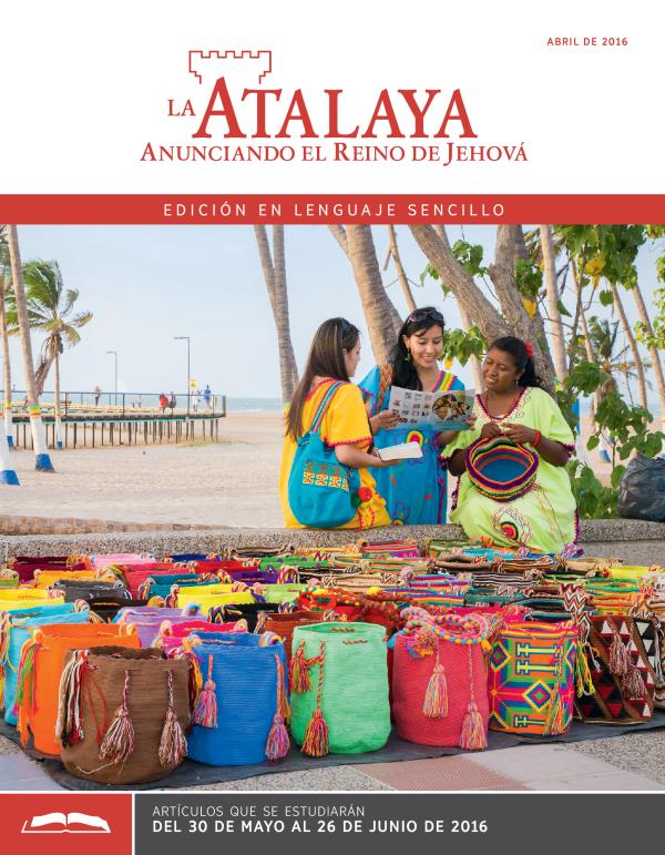 Portada de La Atalaya en lenguaje sencillo de abril de 2016