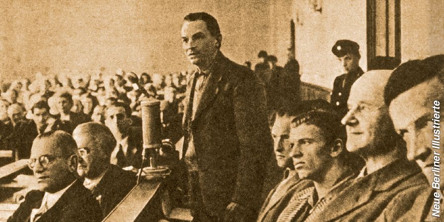 برادرها در دادگاهی کمونیستی در آلمان شرقی محاکمه می‌شوند.‏ 