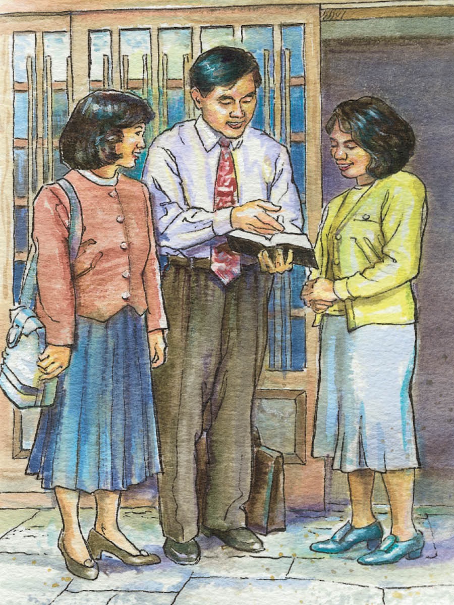 شاهدان در حال موعظه