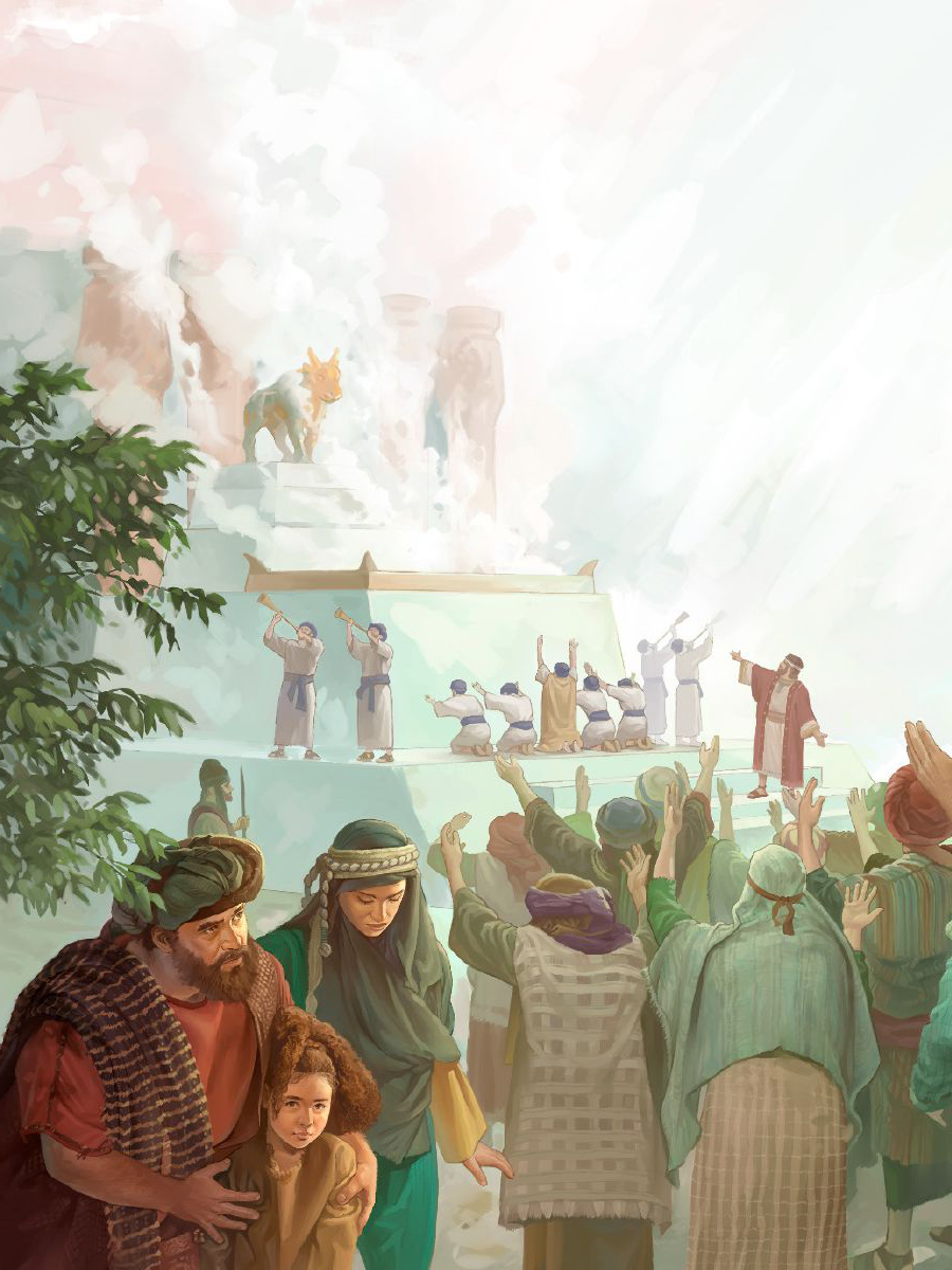 اسرائیلیان زیادی به گوسالهٔ طلایی‌ای که رِحُبعام ساخته بود،‏ قربانی تقدیم کردند