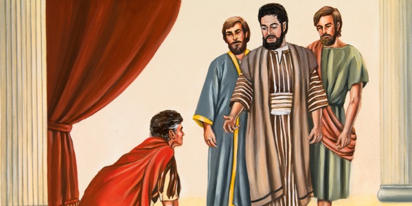 پطرس رسول به سربازی رومی می‌گويد كه در مقابل او تعظيم نكند
