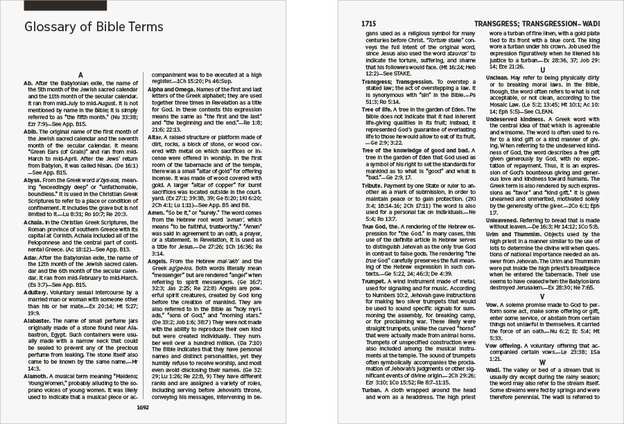 واژه‌نامهٔ عبارات کتاب مقدّس