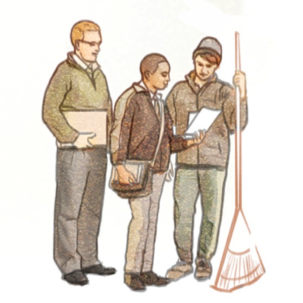 مبشری پرتجربه به مبشری کم‌تجربه در موعظه آموزش می‌دهد