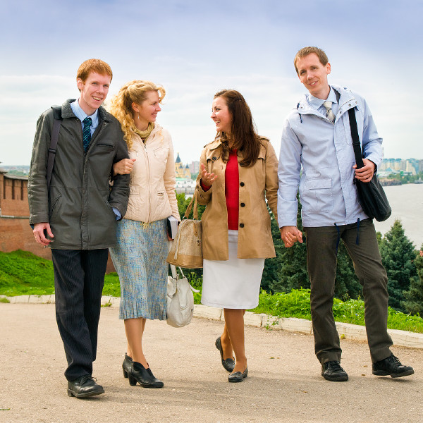 مایکل و اولگا با مارینا و متیو