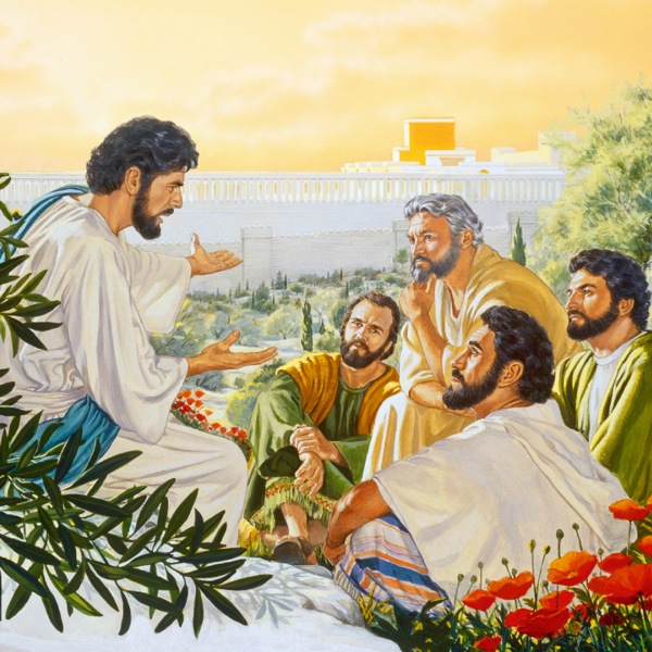 Jeesus puhuu opetuslapsilleen