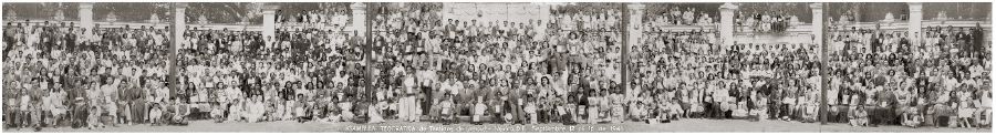 Jehovan todistajia konventissa Méxicossa vuonna 1941