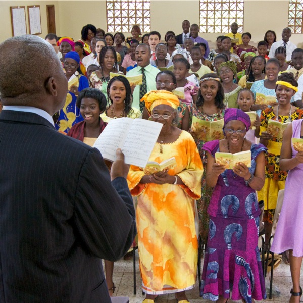 Une réunion des Témoins de Jéhovah au Sierra Leone