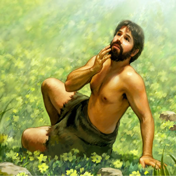 Umjetnički prikaz netom uskrsnulog Abela